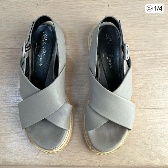 Robert Clergerie gray leather sandal. Caliente
Size 40 European. 9.5 US - Picture 4 of 7